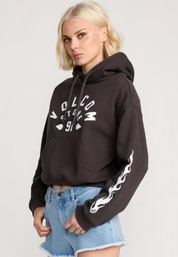 Пуловер с капюшоном