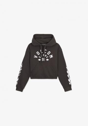 Пуловер с капюшоном