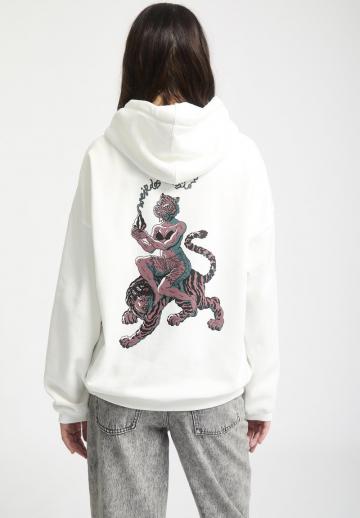 Пуловер с капюшоном