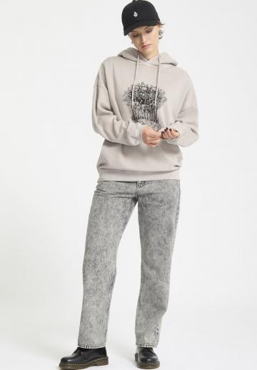 Пуловер с капюшоном