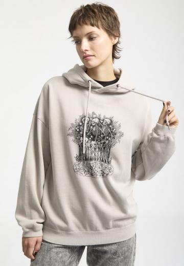 Пуловер с капюшоном