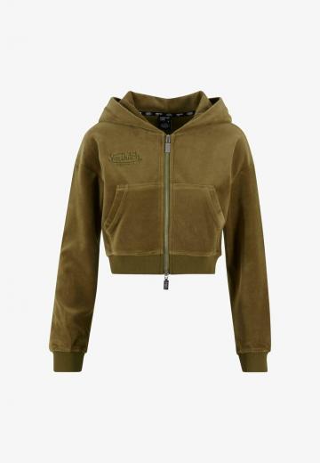 Пуловер с капюшоном