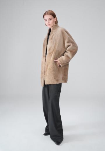 Кожаное пальто