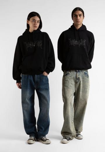 Пуловер с капюшоном