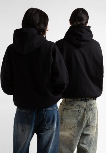 Пуловер с капюшоном