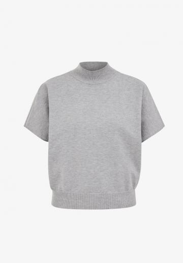 Пуловер с коротким рукавом