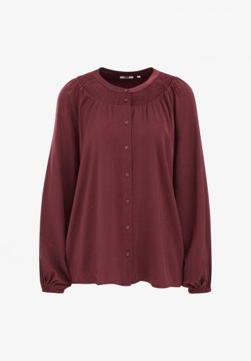 Атласная блузка