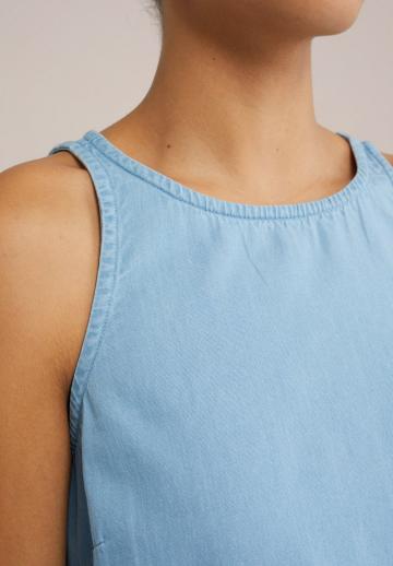 Джинсовое платье