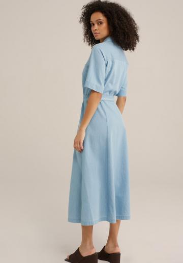 Джинсовое платье