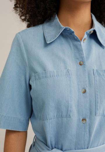 Джинсовое платье