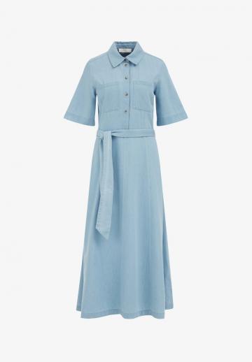 Джинсовое платье