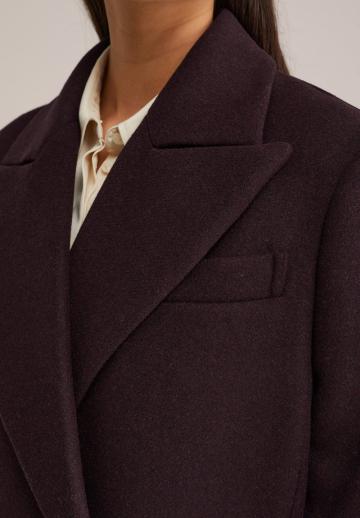 Шерстяное пальто