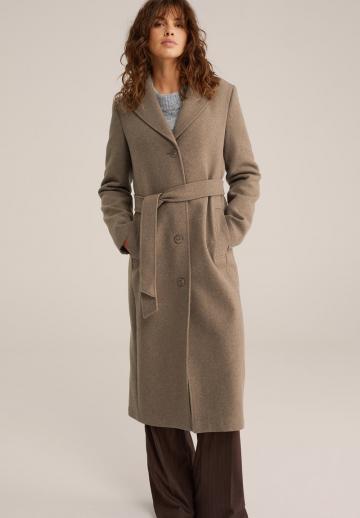 Шерстяное пальто