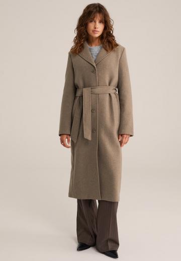 Шерстяное пальто