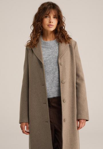 Шерстяное пальто