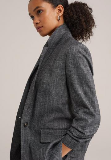 Длинный блейзер