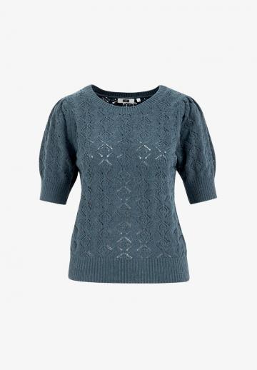 Пуловер с коротким рукавом