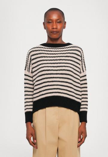 Пуловер в полоску