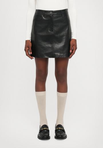 Кожаная юбка