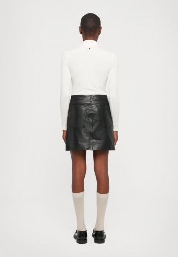 Кожаная юбка