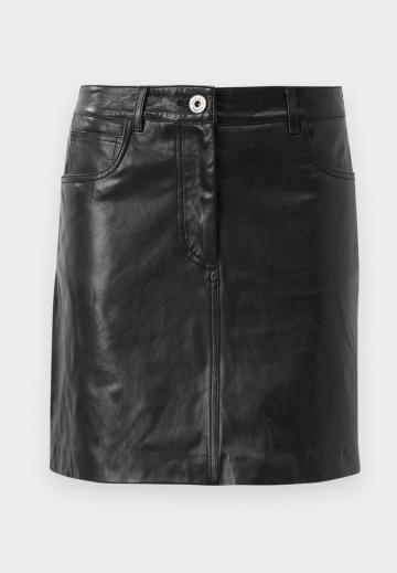 Кожаная юбка