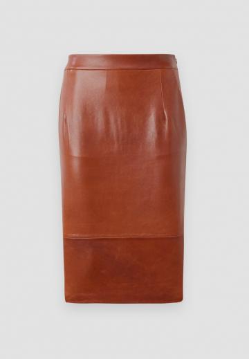 Кожаная юбка