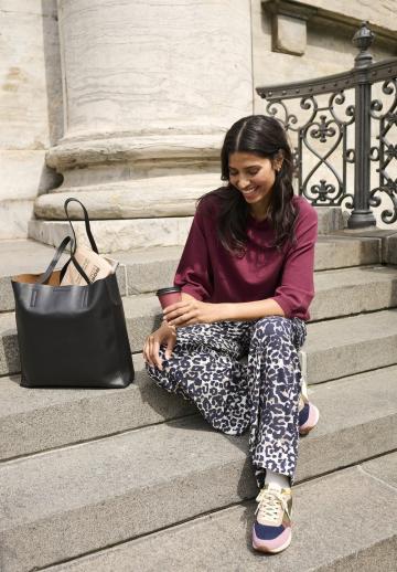 Пуловер с рукавом три четверти