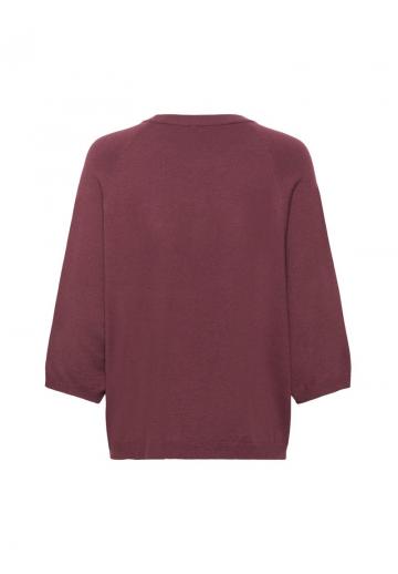 Пуловер с рукавом три четверти