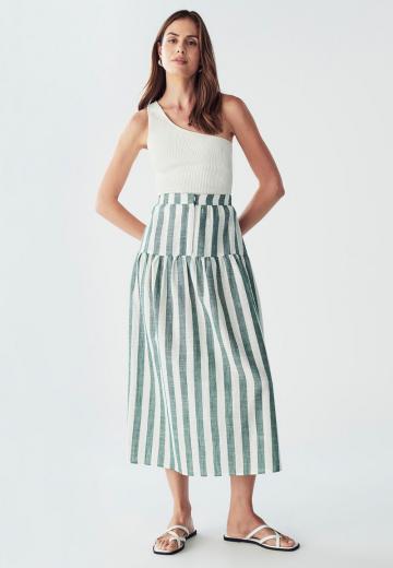 Юбка с воланами