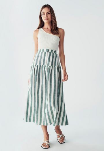 Юбка с воланами