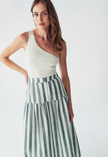 Юбка с воланами