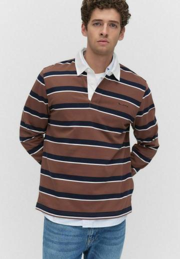 Поло с длинным рукавом