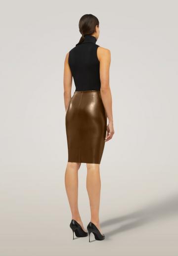 Кожаная юбка