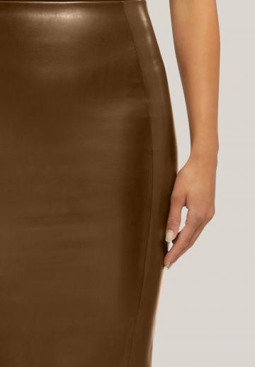 Кожаная юбка