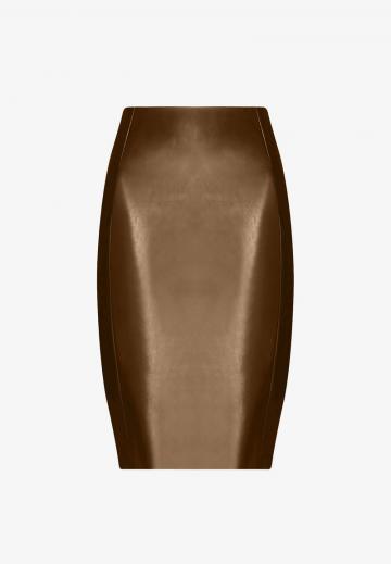 Кожаная юбка