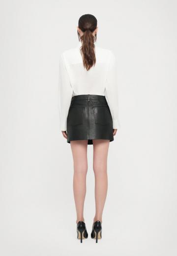 Кожаная юбка