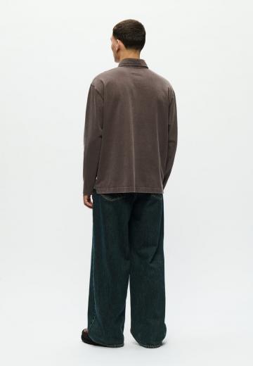 Поло с длинным рукавом