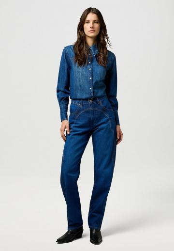 Джинсовая блузка