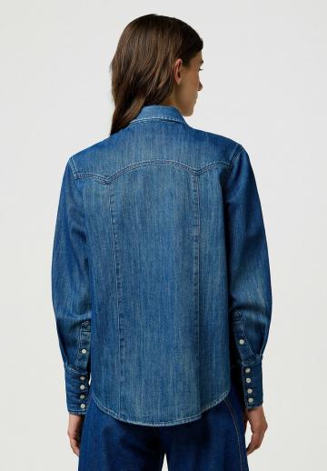 Джинсовая блузка