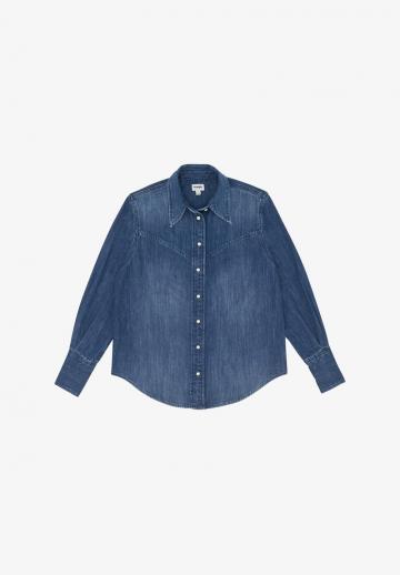 Джинсовая блузка