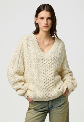 Длинный пуловер