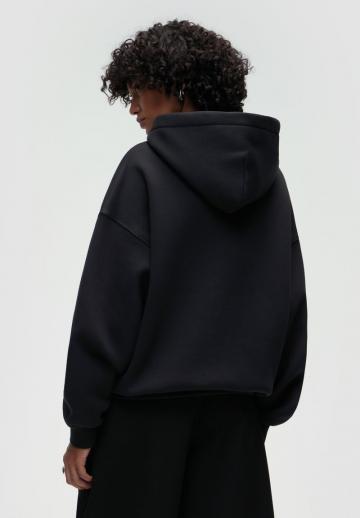 Пуловер с капюшоном