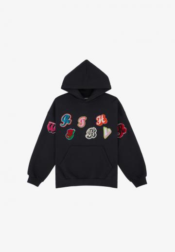 Пуловер с капюшоном