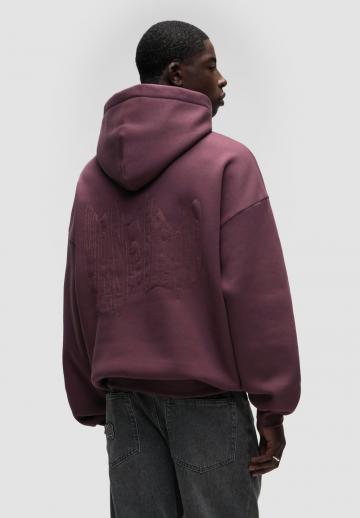 Пуловер с капюшоном