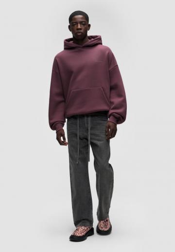 Пуловер с капюшоном