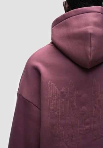 Пуловер с капюшоном