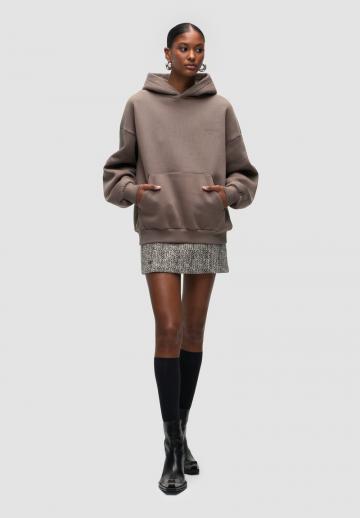 Пуловер с капюшоном