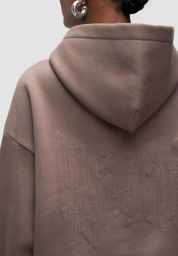 Пуловер с капюшоном