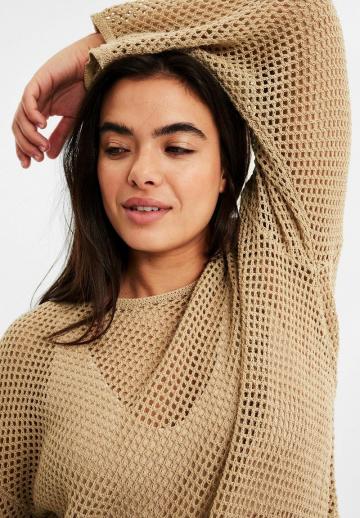 Длинный пуловер