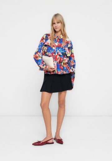 Атласная блузка